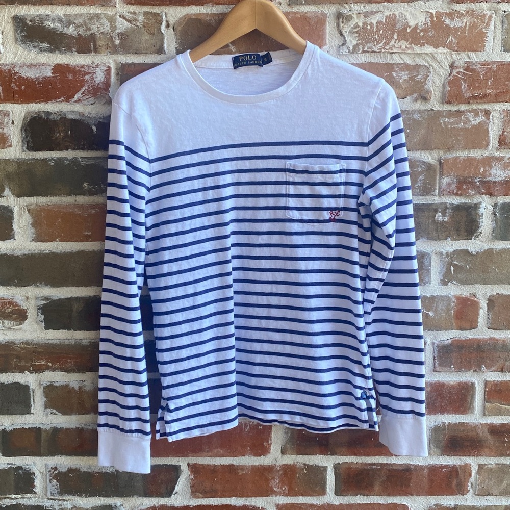 Polo Ralph Lauren Nautical Stripe Crew Neck Tshirt